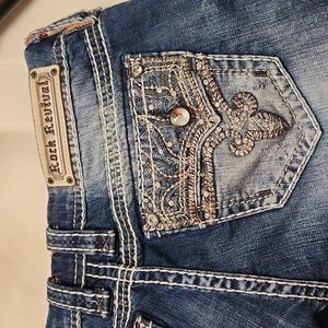 Rock Revival Women's Betty Easy Crop Jeans Size 29, inseam 24